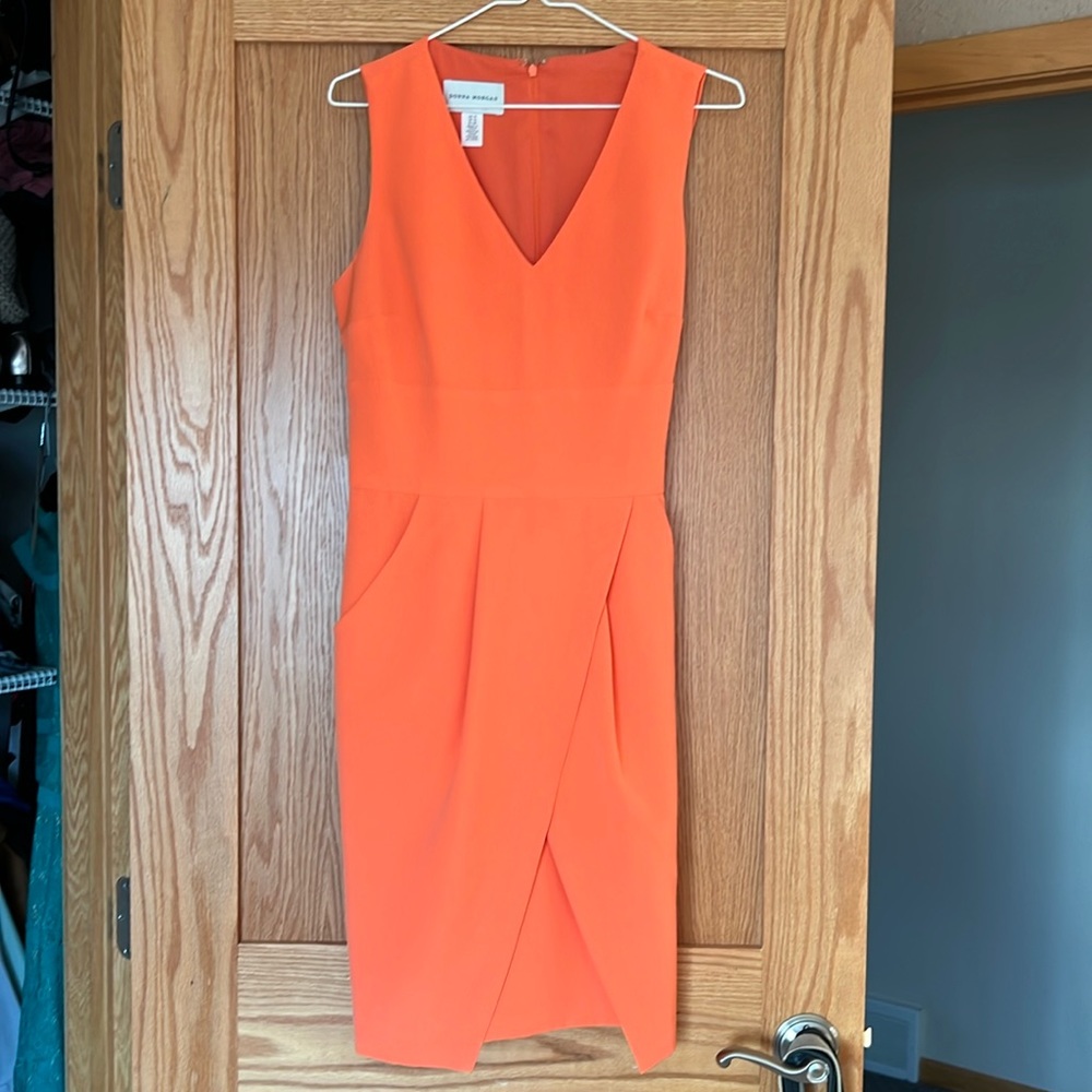 Donna Morgan Shift Dress Size 8 coral